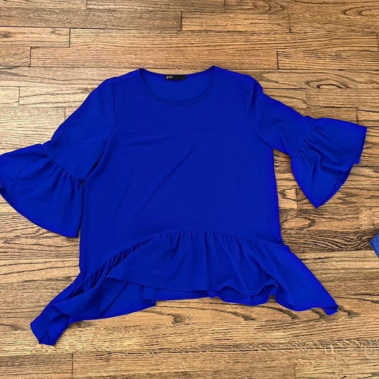 Gibson blue blouse size SMALL