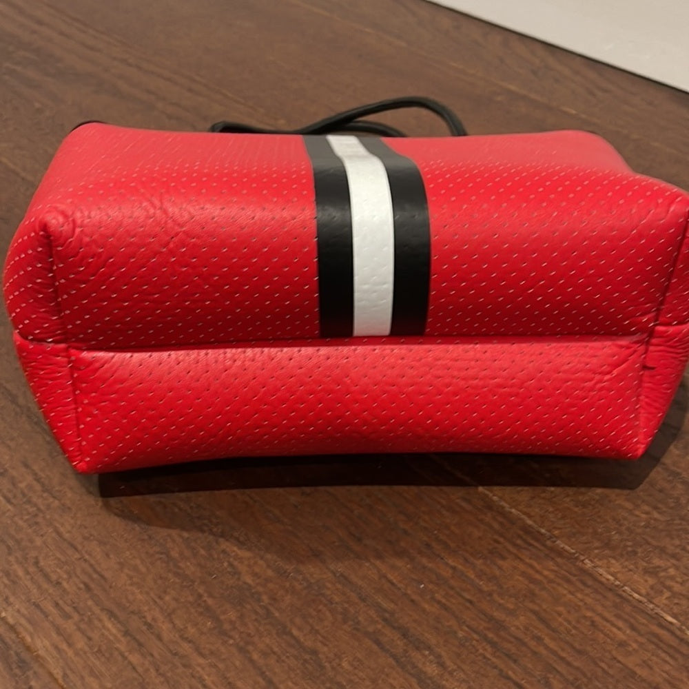 Haute Shore Red Perforated Shoulder Bag