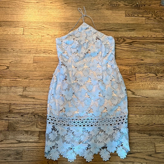 Gianni Bini blue lace dress size 12