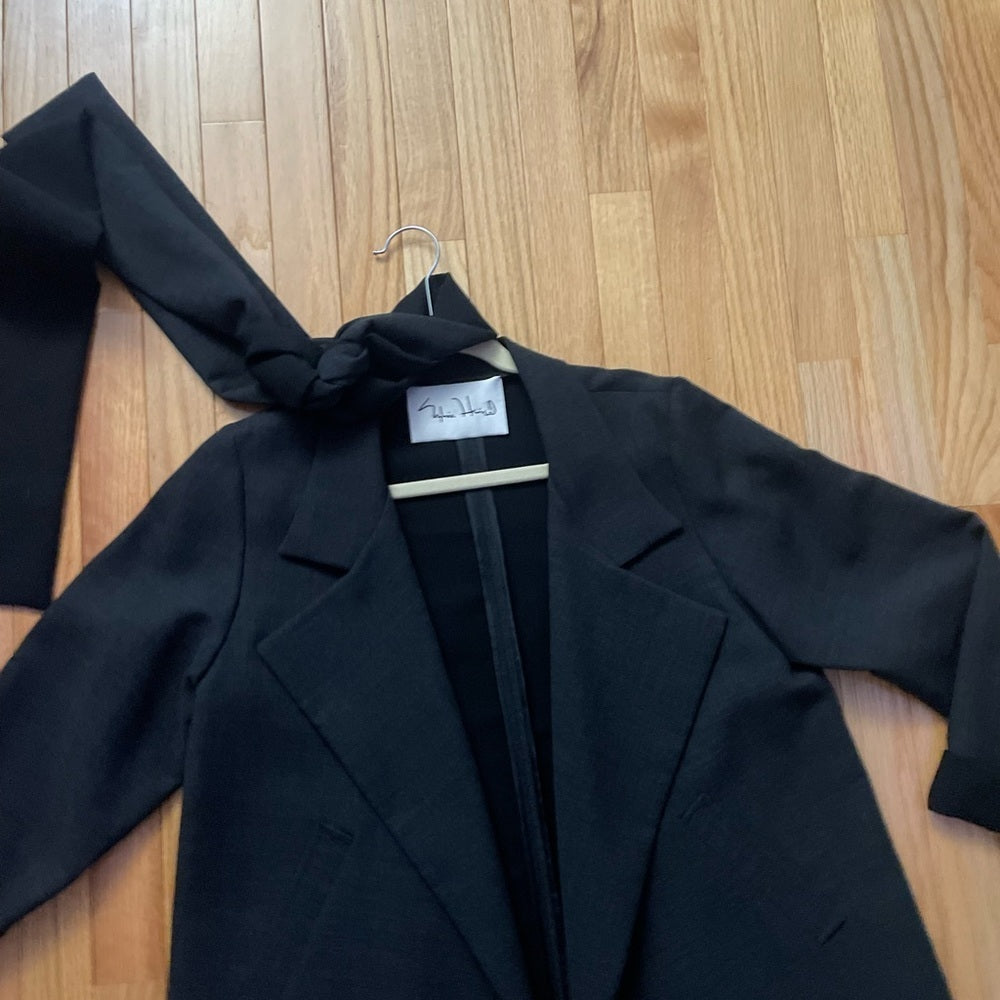 Sylvia Heisel Black Jacket Blazer Size 10