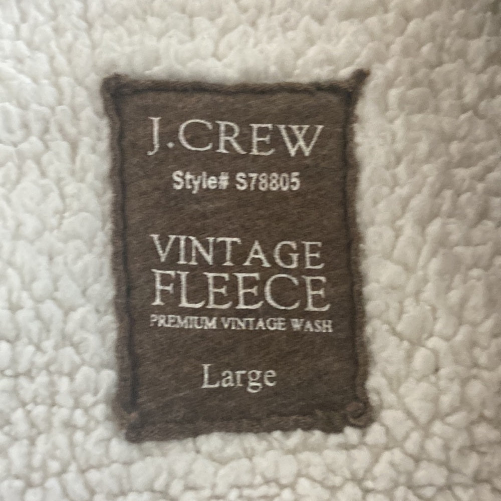 Women’s J crew sweatshirt. Brown. Size L