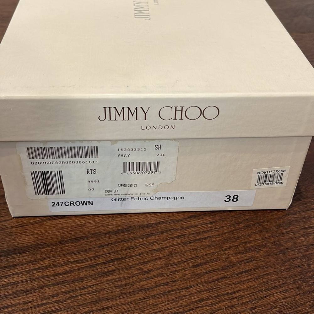 Jimmy Choo Women’s Peep Toe Pumps Size 38/8