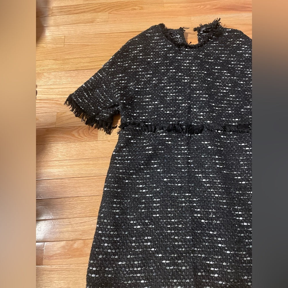 Zara Woman Black and White Dress Size XL