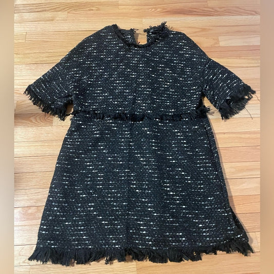 Zara Woman Black and White Dress Size XL