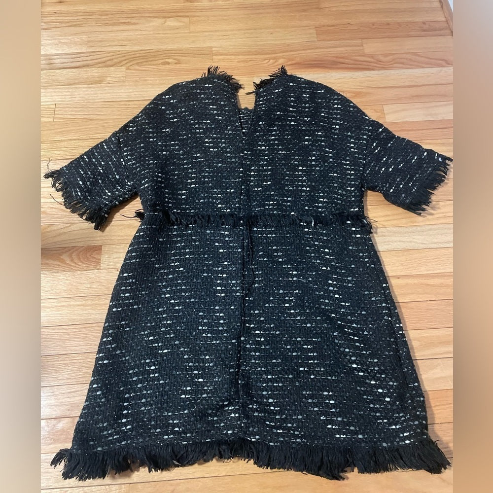 Zara Woman Black and White Dress Size XL