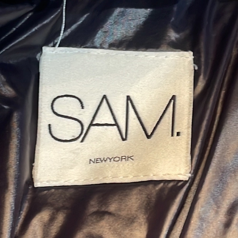 SAM Girls Metallic Puffer Jacket Size 14