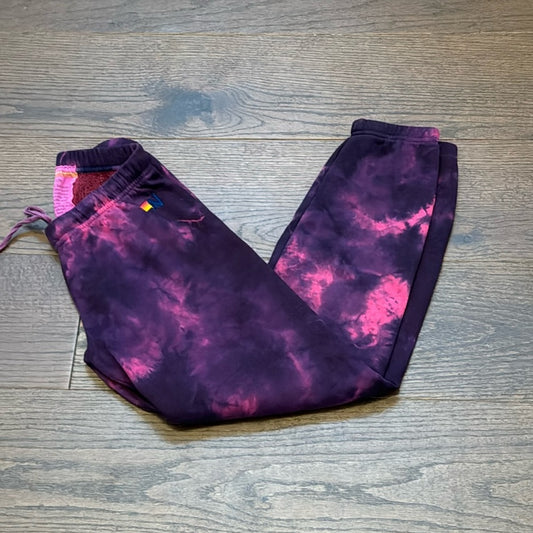 Aviator Nation Women’s Deep Purple/Pink Sweatpants Size XS