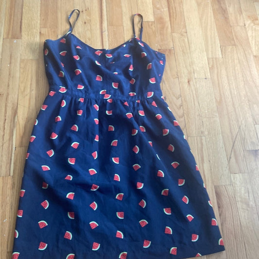 Women’s J Crew dress. Blue and red. Size 8