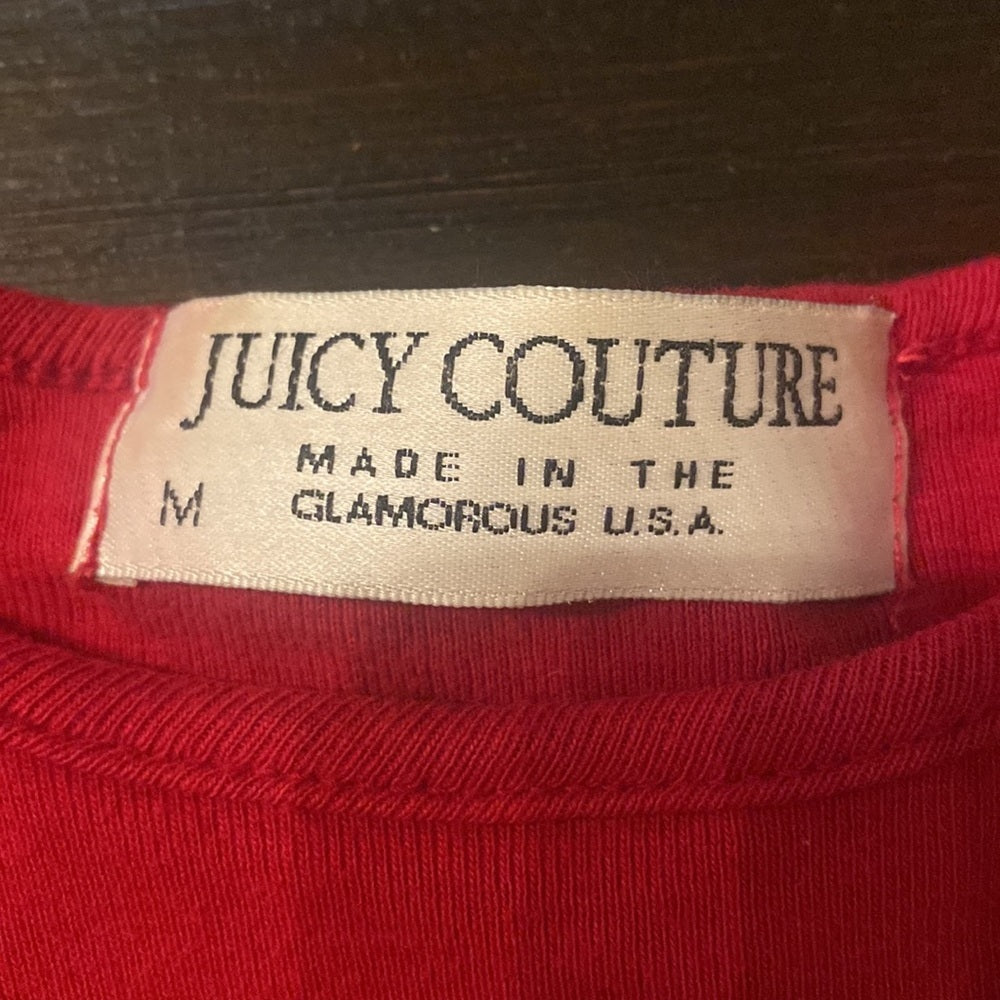 Juicy Couture Women’s Medium Red Long Sleeve