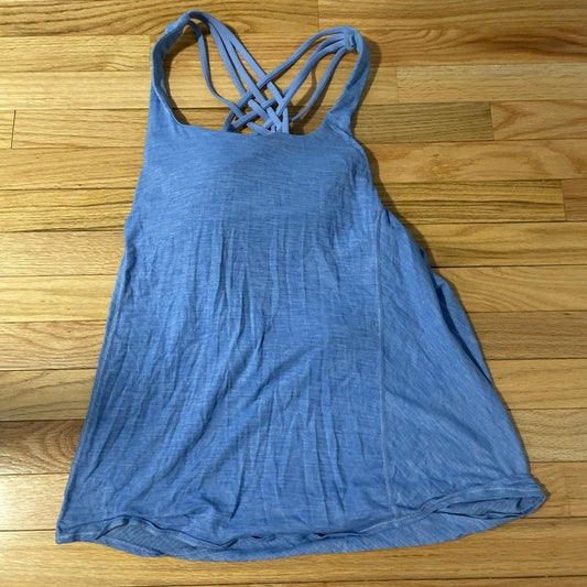 Blue Lululemon Tank Top with Open Back Size 12