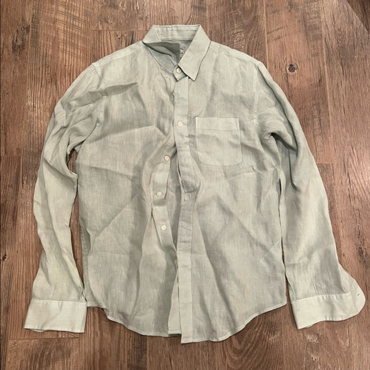 Abercrombie & Fitch Green Button Down Size Medium