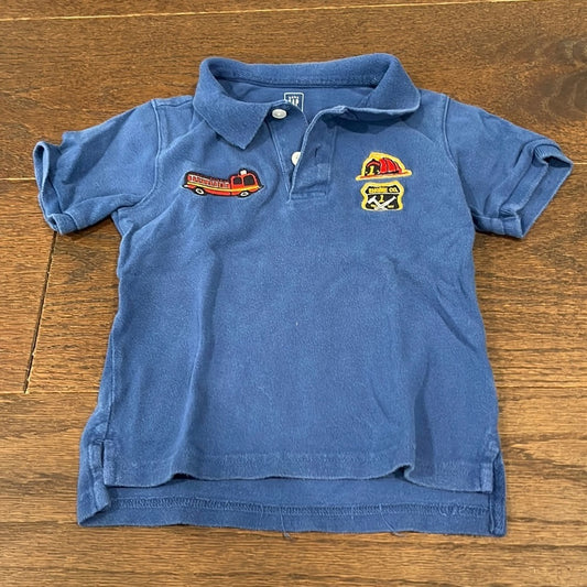 Boys Gap Blue Polo Size 2T