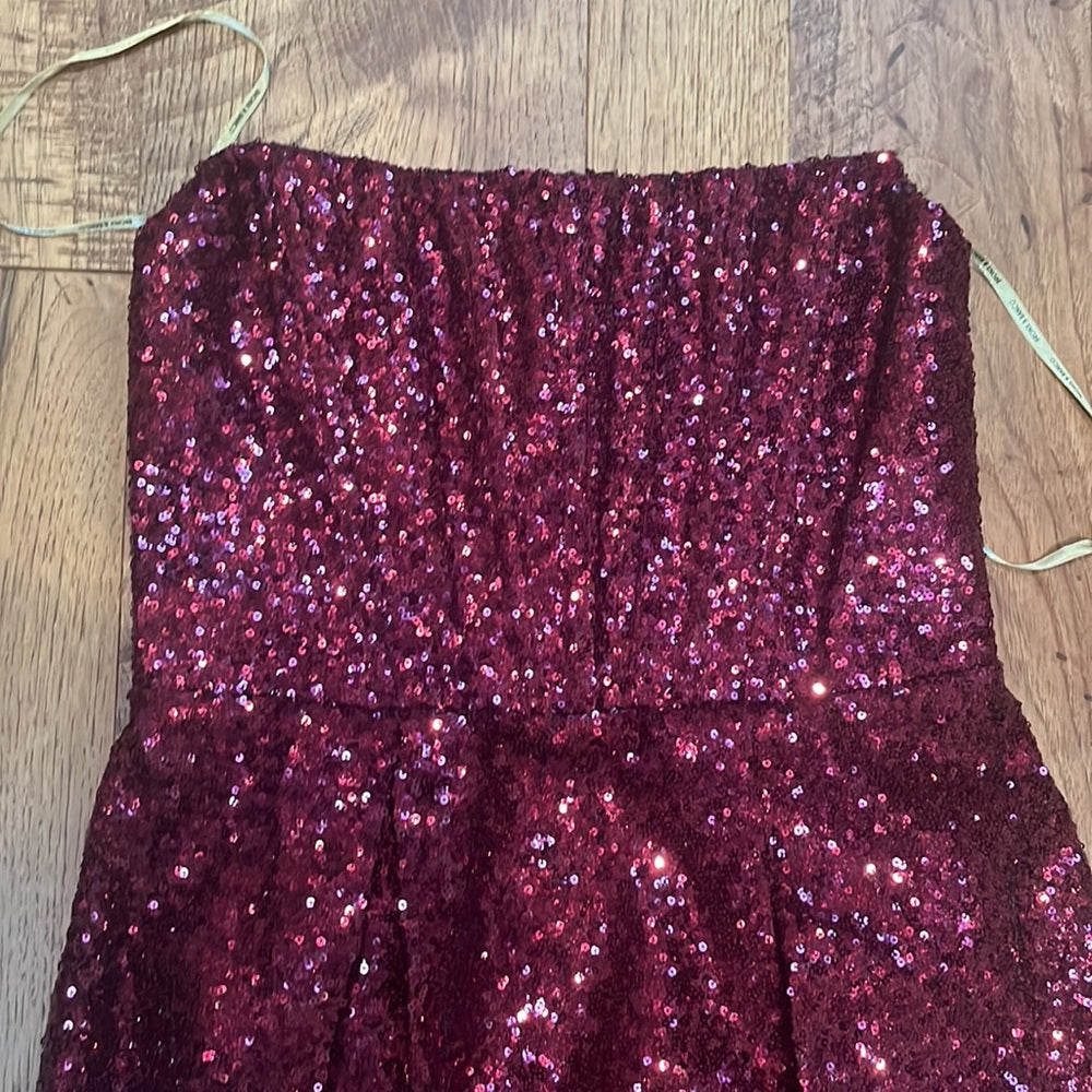 Bronx & Banco Woman’s Sequin Strapless Dress Size M