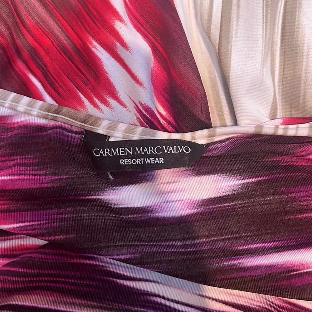 Carmen Marc Valvo Woman’s Tie Dye Dress