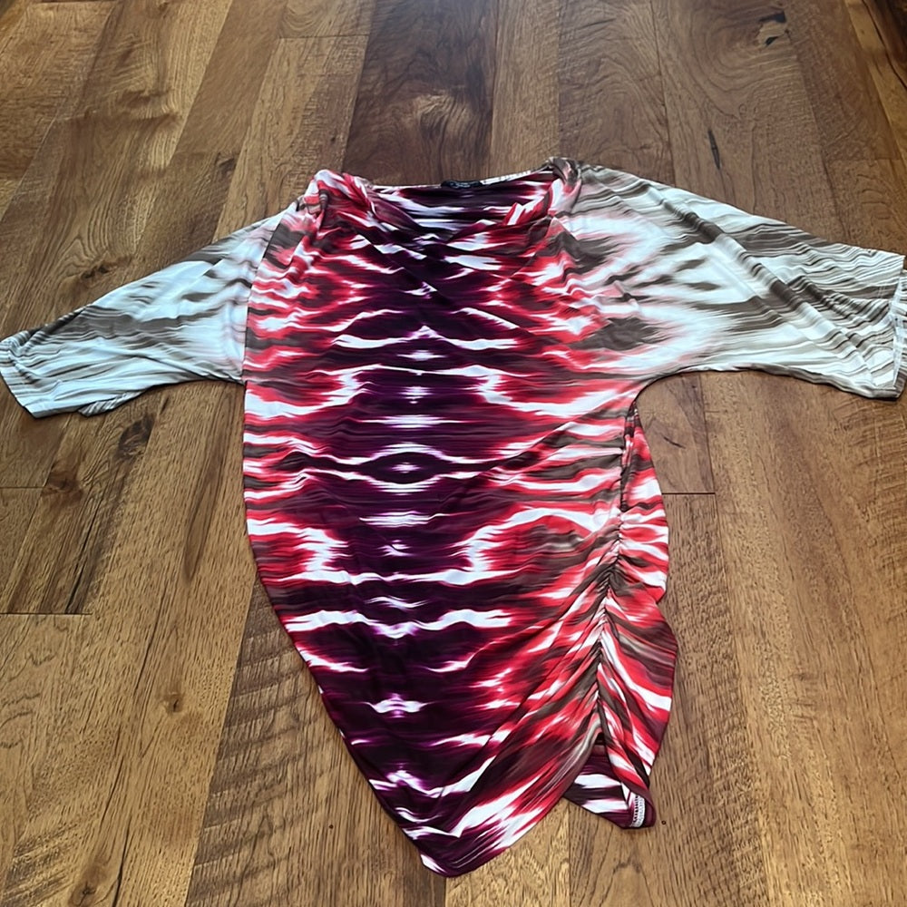 Carmen Marc Valvo Woman’s Tie Dye Dress