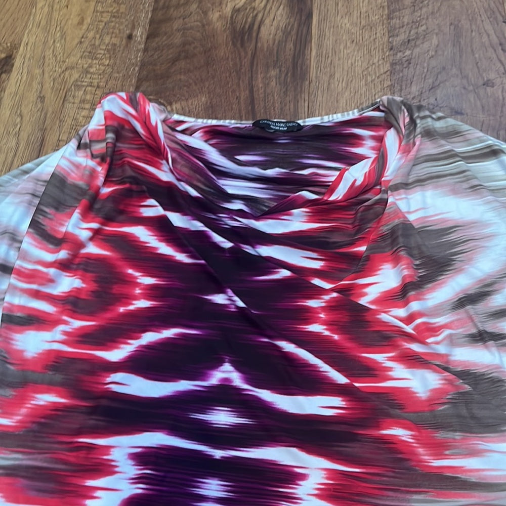 Carmen Marc Valvo Woman’s Tie Dye Dress