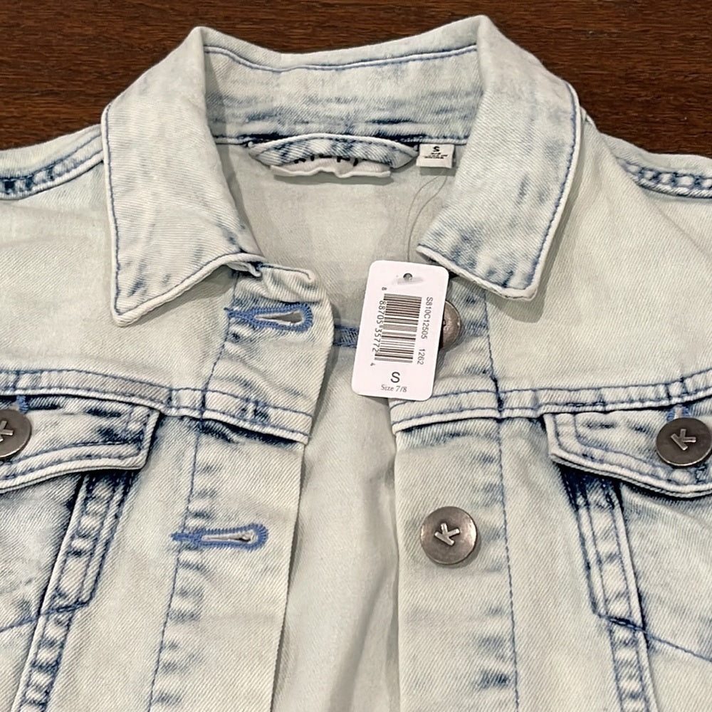 NWT Kidpik Jean Vest Size Small 7/8