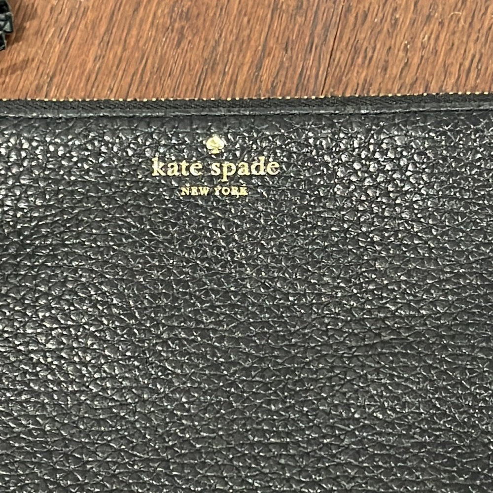 Kate Spade Black Leather Pouch or Clutch