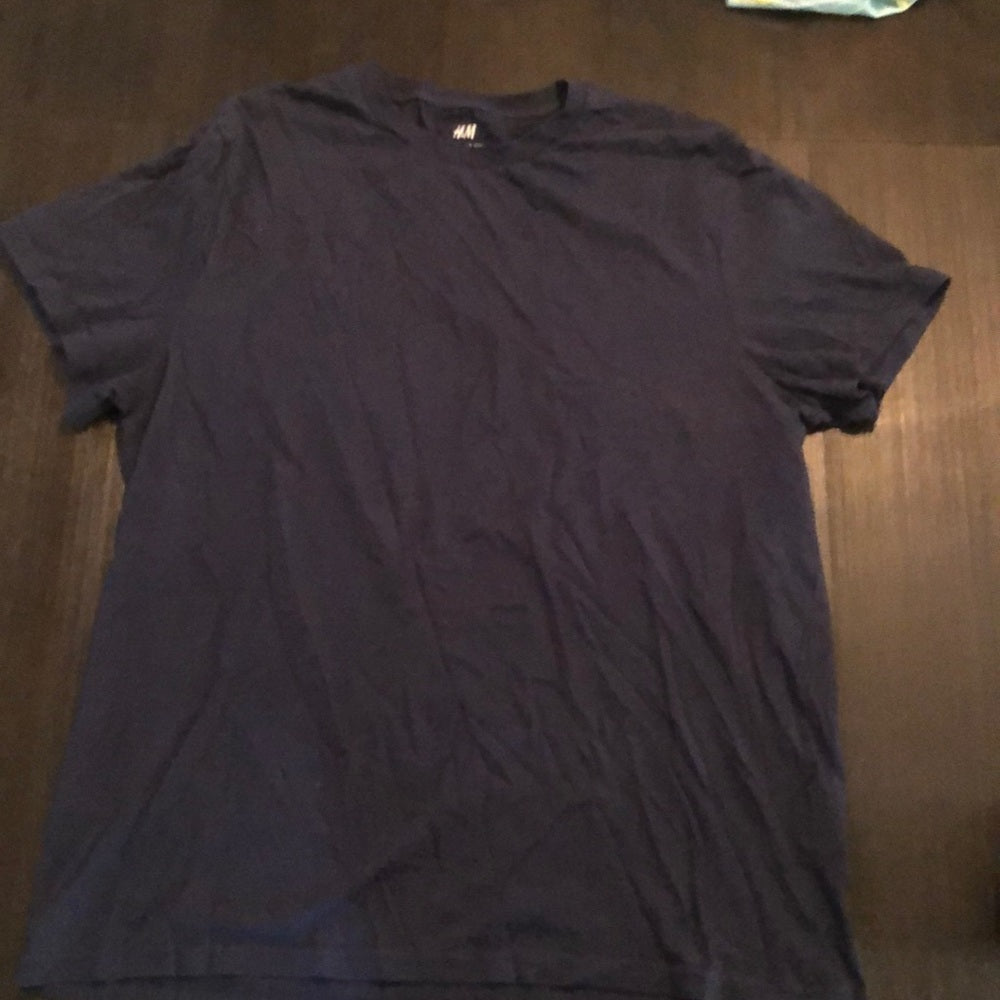 H&M Mens XL Navy Blue T-Shirt