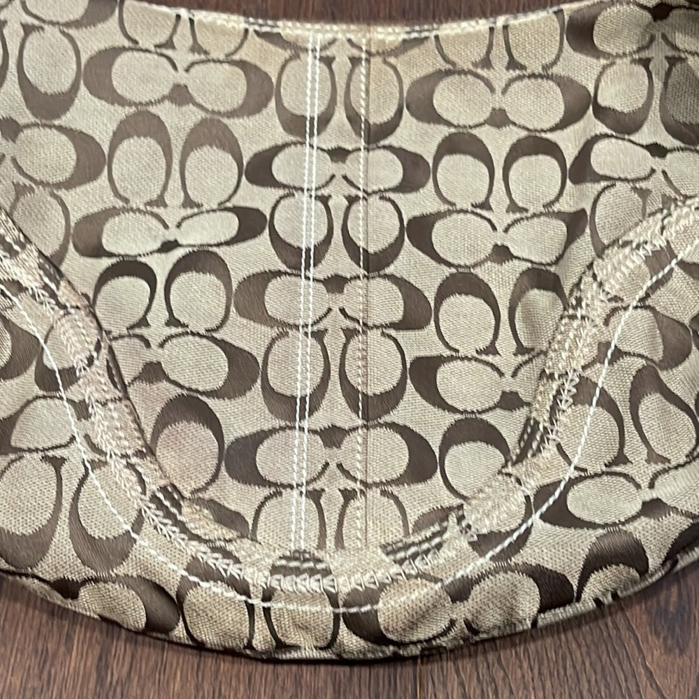 Coach Hobo Canvas Handbag