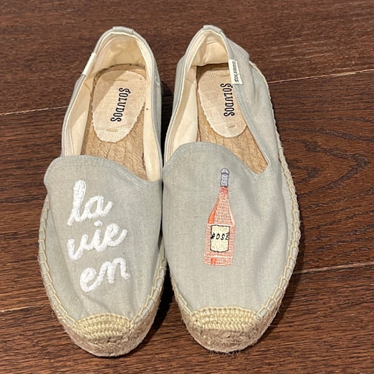 Soludos Flat Espadrilles Size 8