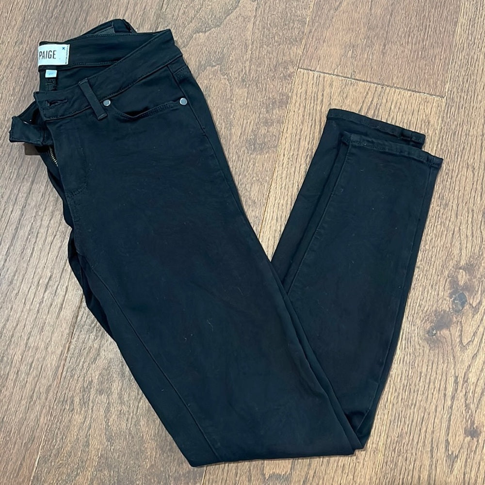 Paige Women’s Skinny Black Jeans Size 27