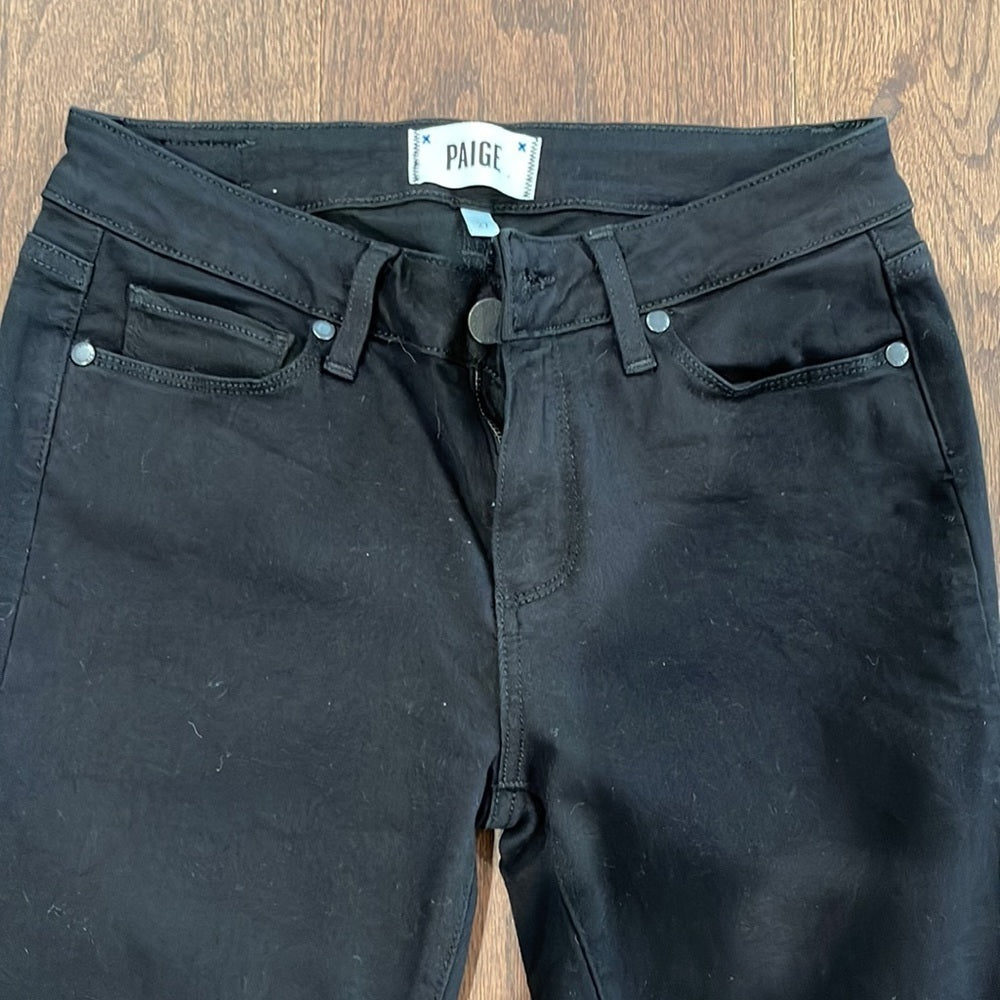 Paige Women’s Skinny Black Jeans Size 27