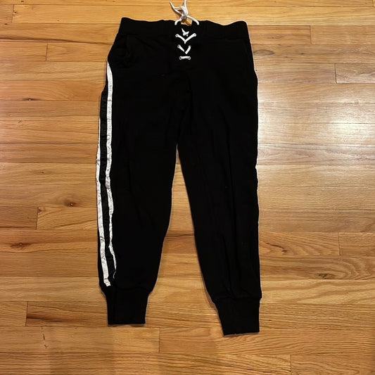 WOMENS Monrow Black and White Joggers Size Extra Small