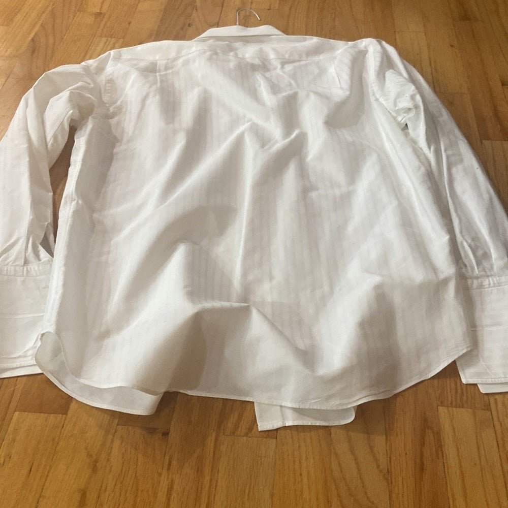 Men’s Pal Zileri button down shirt. White. Size 16 1/2 neck. 42