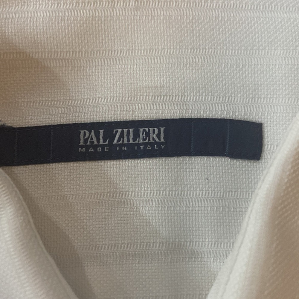 Men’s Pal Zileri button down shirt. White. Size 16 1/2 neck. 42