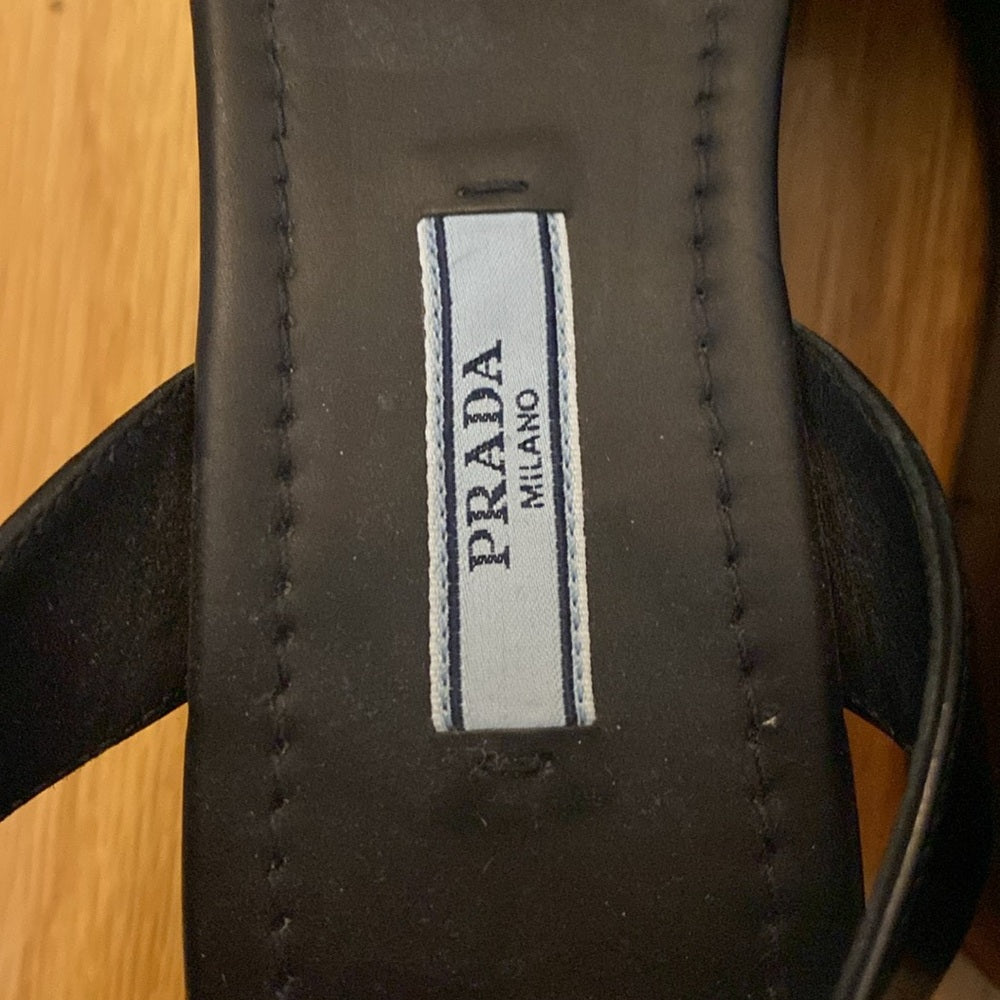 Prada Women’s Black Platform Sandals Size 37