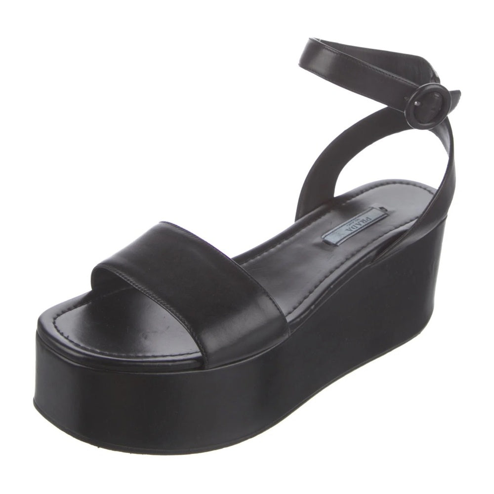 Prada Women’s Black Platform Sandals Size 37