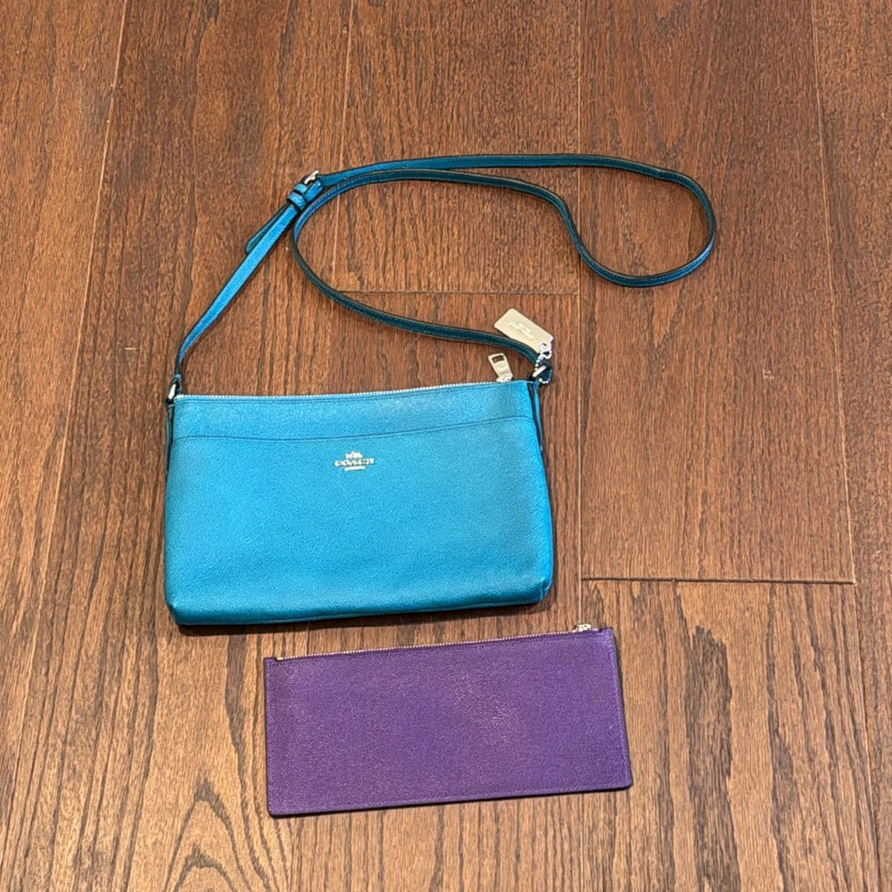 Coach Turquoise Shoulder and Crossbody Bag