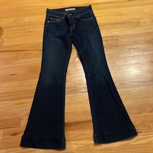 Womens J Brand High Waisted Flare Leg Jeans Size 26