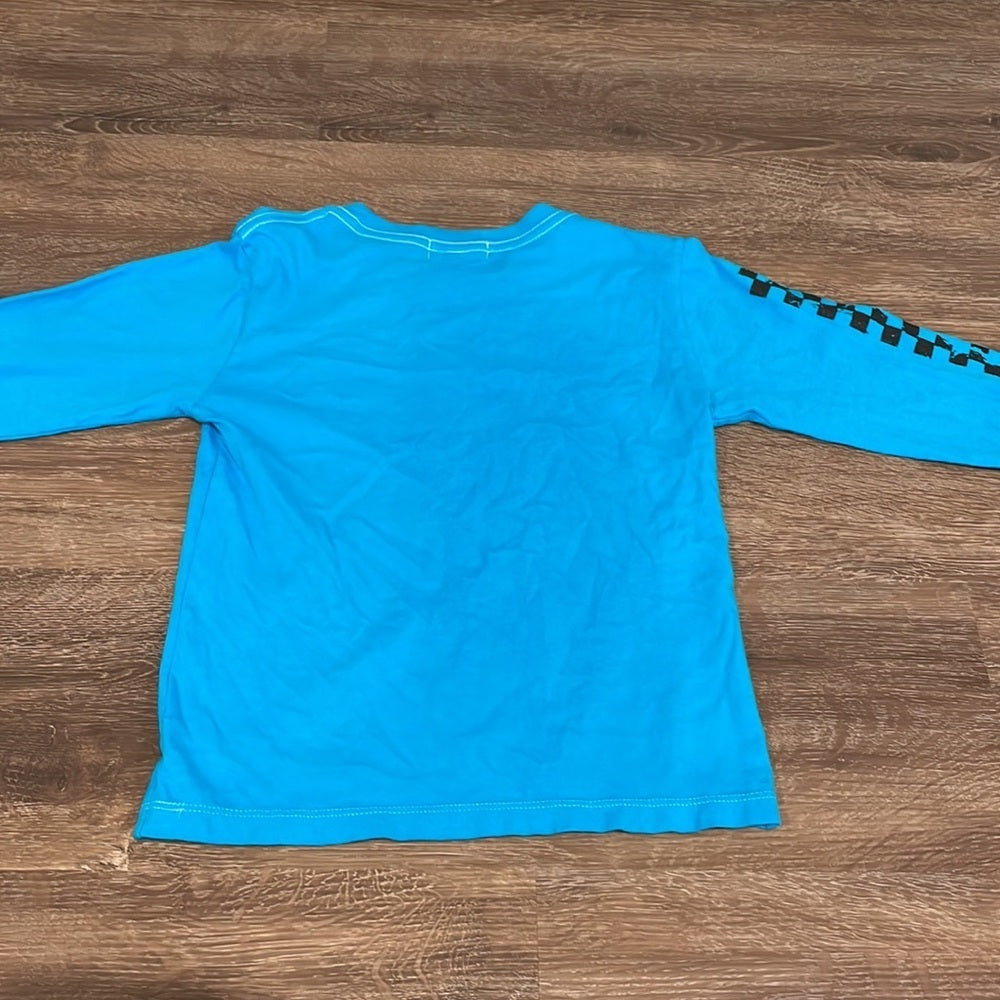 Wee Monster Kids Blue “Speed Racer” Long Sleeve - 6/6T