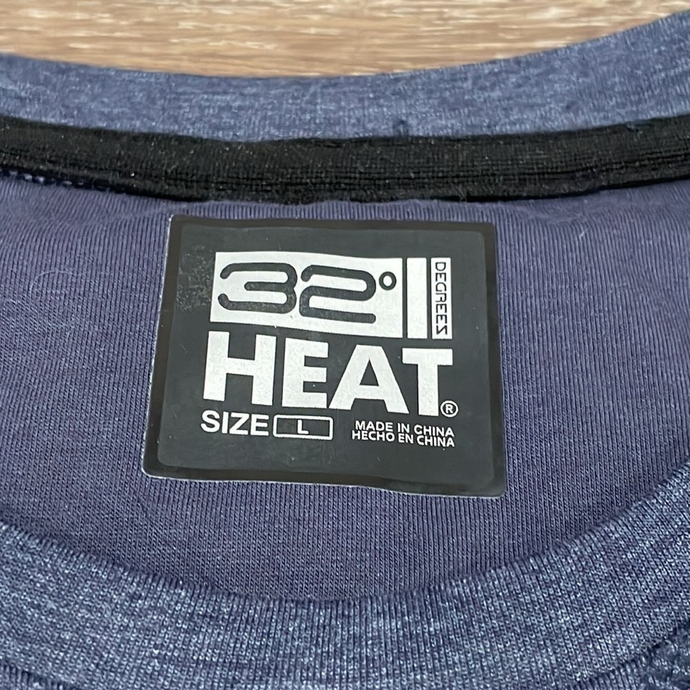 32 Degrees HEAT Men’s Blue Crewneck - L