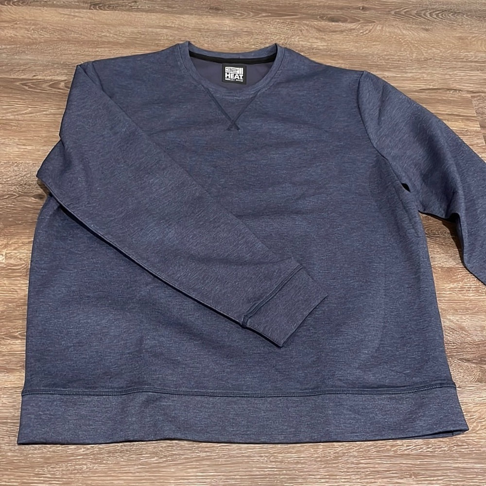 32 Degrees HEAT Men’s Blue Crewneck - L