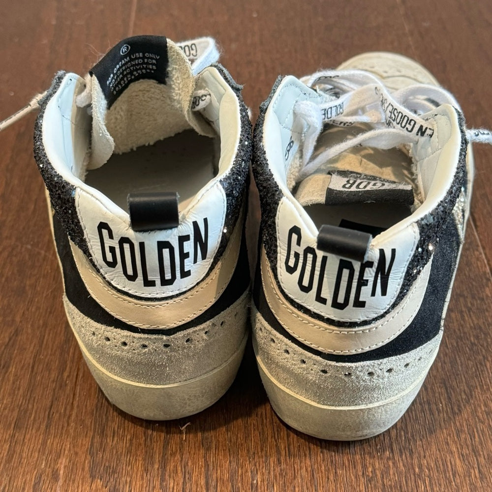 Golden Goose Women’s Mid Star Glitter Sneakers Size 37/7