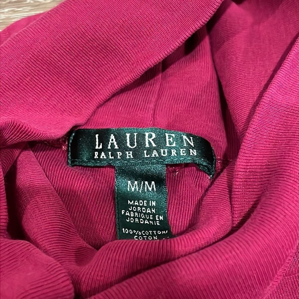 Ralph Lauren Women’s Magenta Turtleneck - M