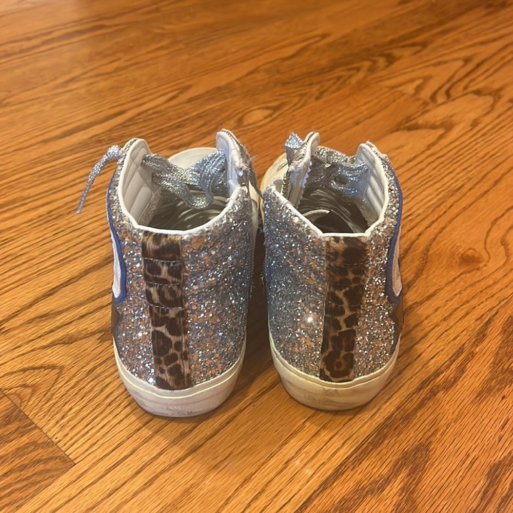 Golden Goose Slide Woman’s Sparkle Sneakers Size 39/9