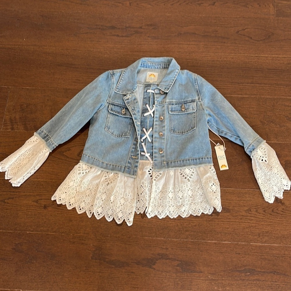 C&c California Women’s Denim Jacket Size Medium