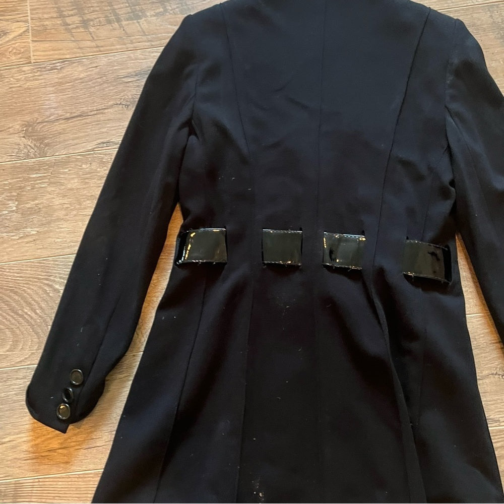 ALBERTO Makali Women’s Black Trench Coat Size 10