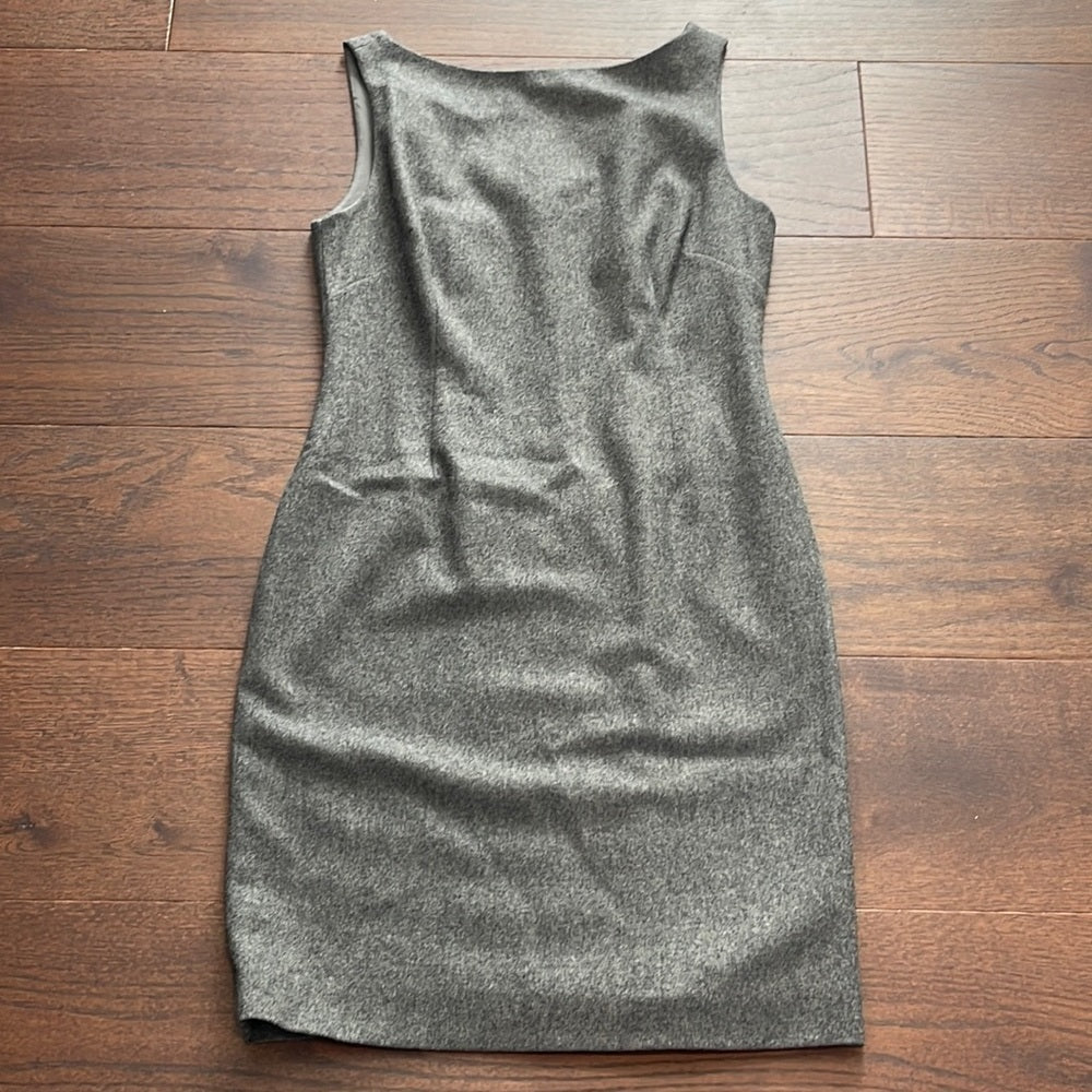 RALPH Lauren Grey Wool Sleeveless Dress Size 4