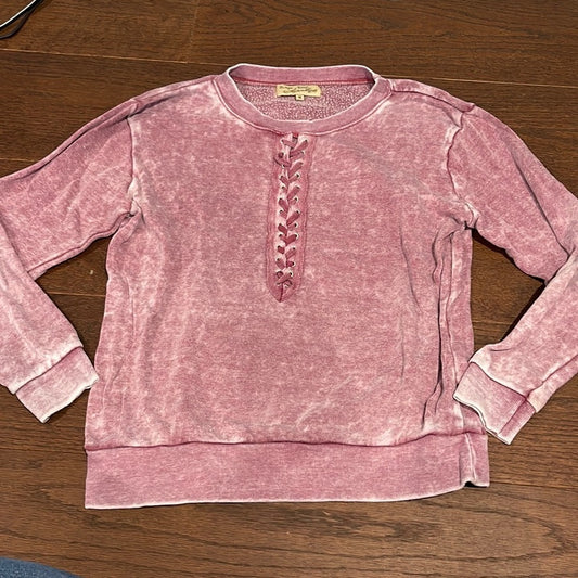 Vintage Havana Pink/Red Sweatshirt Size Medium