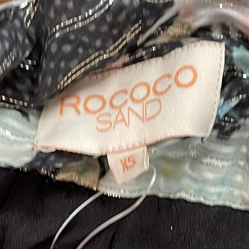 NWT ROCOCO SAND Aita Wrap Mini Dress Size XS