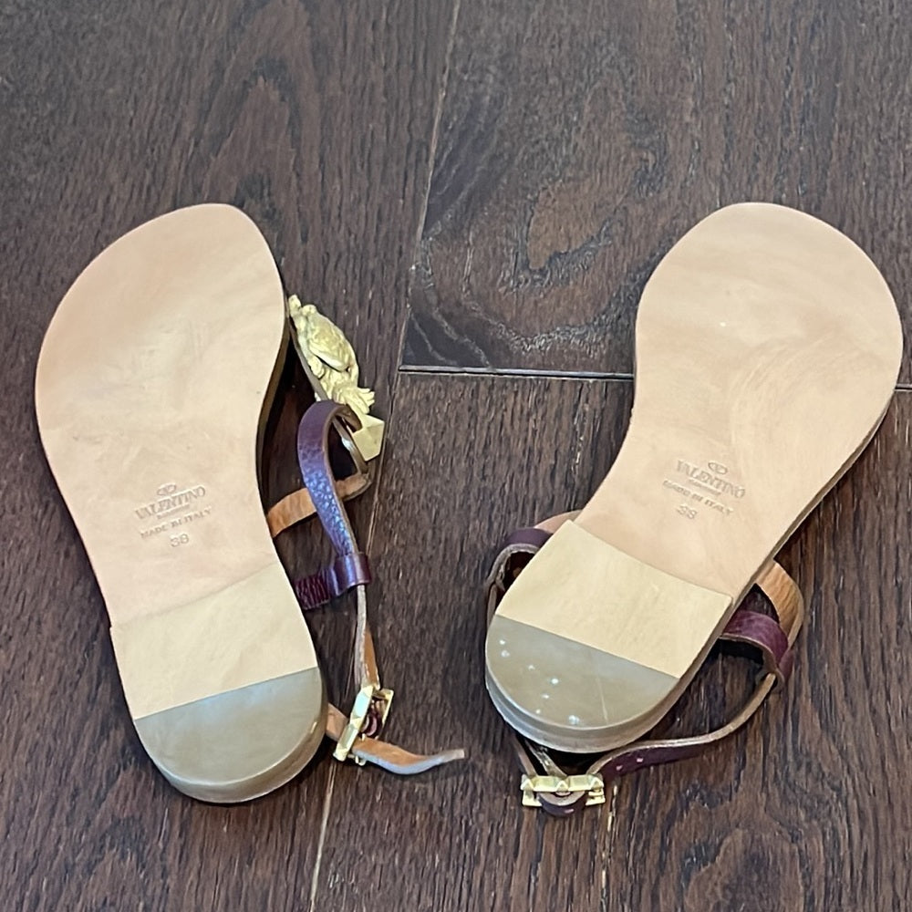 Valentino Women’s Gryphon Thong Sandal Size 38/8