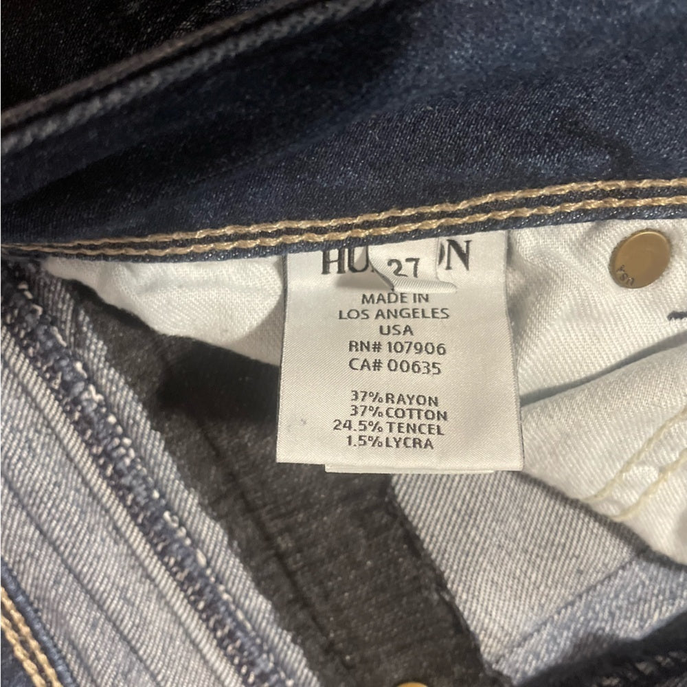 Hudson Jeans Dark Blue Jeans Size 27