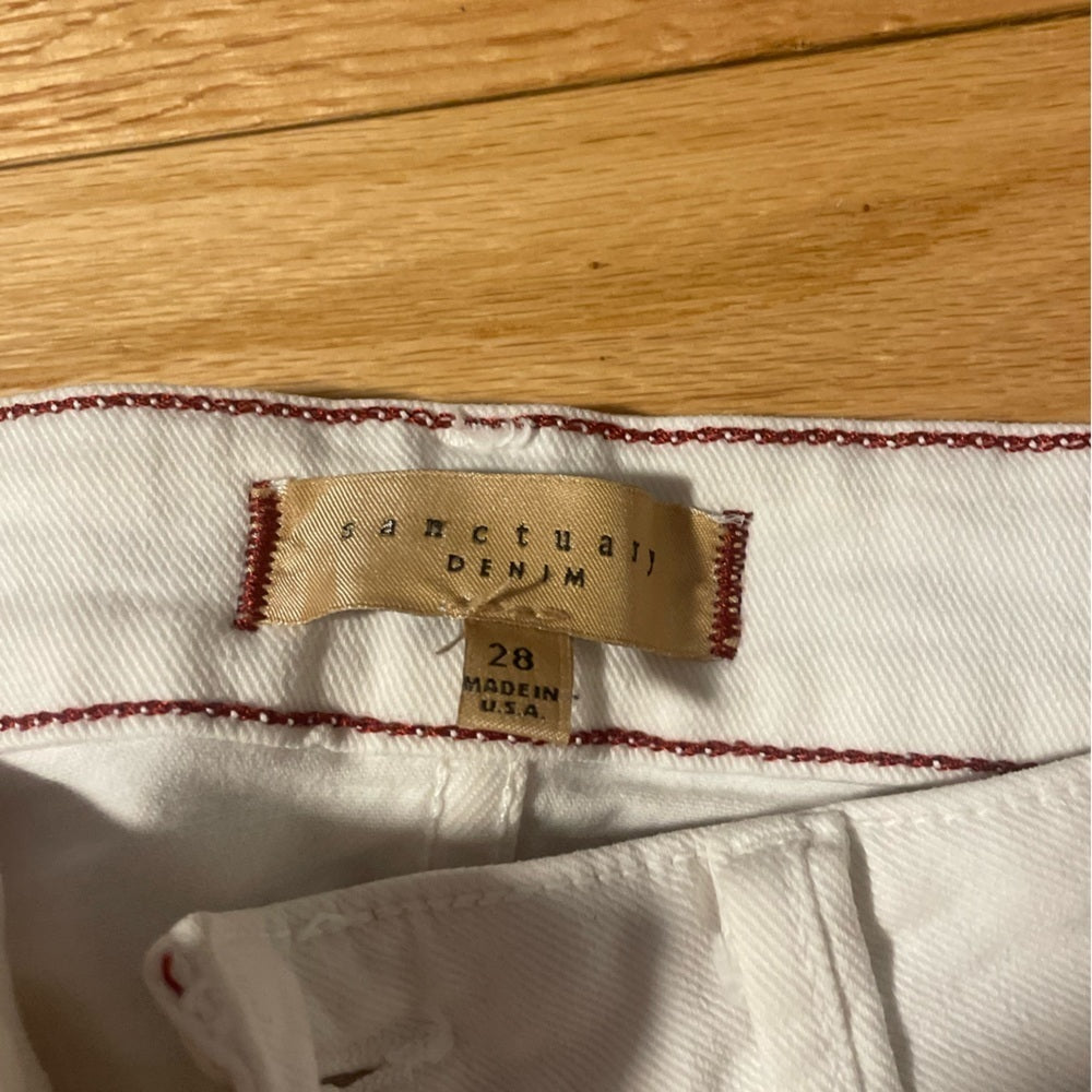 Sanctuary Denim White Jeans Size 28