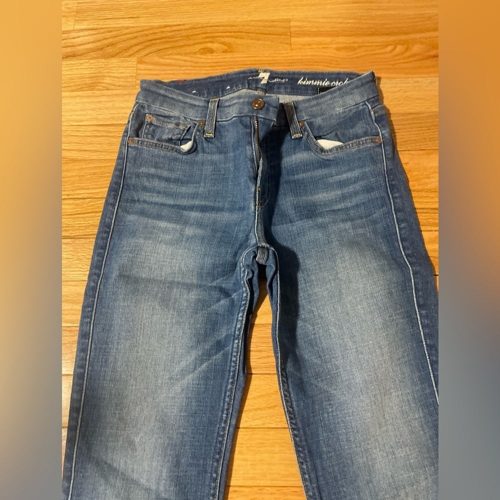 7 For All Mankind Blue Jeans Size 28