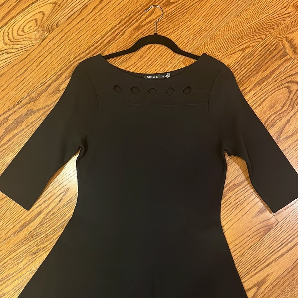 Nic + Zoe Woman’s Black Dress Size M